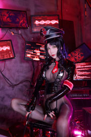 [Cosplay] Anime blogger Shui Miao aqua - Slaughterhouse Qihuang police uniform