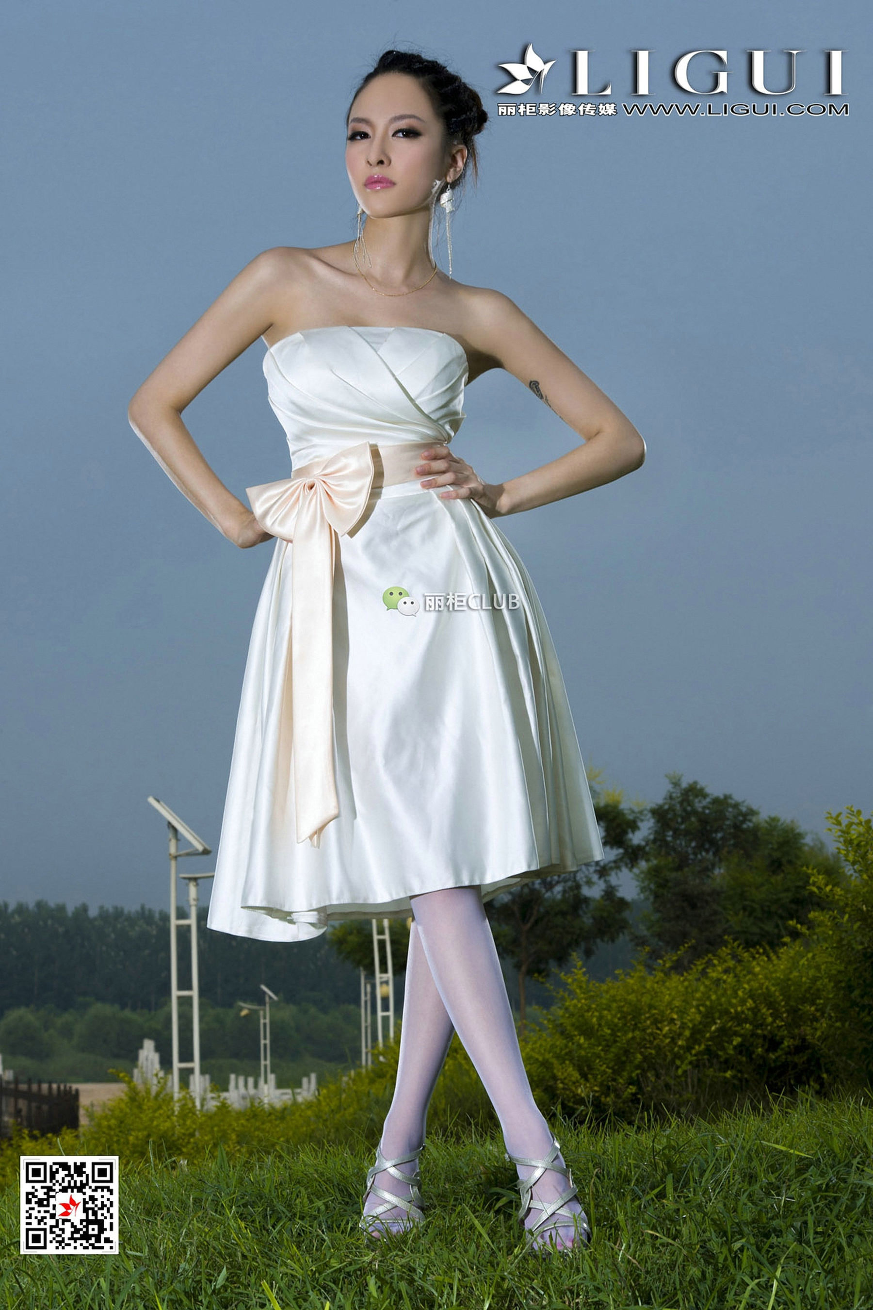 Model Cher "White Silk + Tube Top Dress" [丽柜Ligui] Page 47 No.5af588