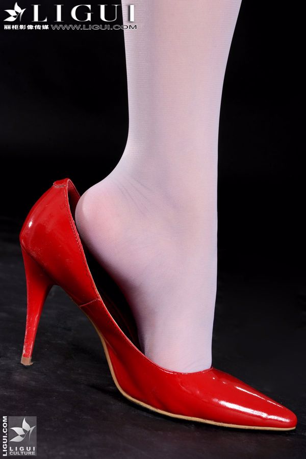 Colección "Chica estudiante inocente" modelo Meimei [丽 柜 LiGui] Foto de hermosas piernas y pies de jade