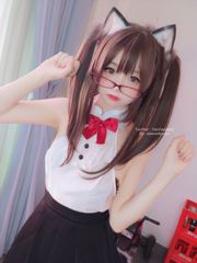 [Net Red COS] Cute Girl Coser Shakes Music yoyo-Medias negras