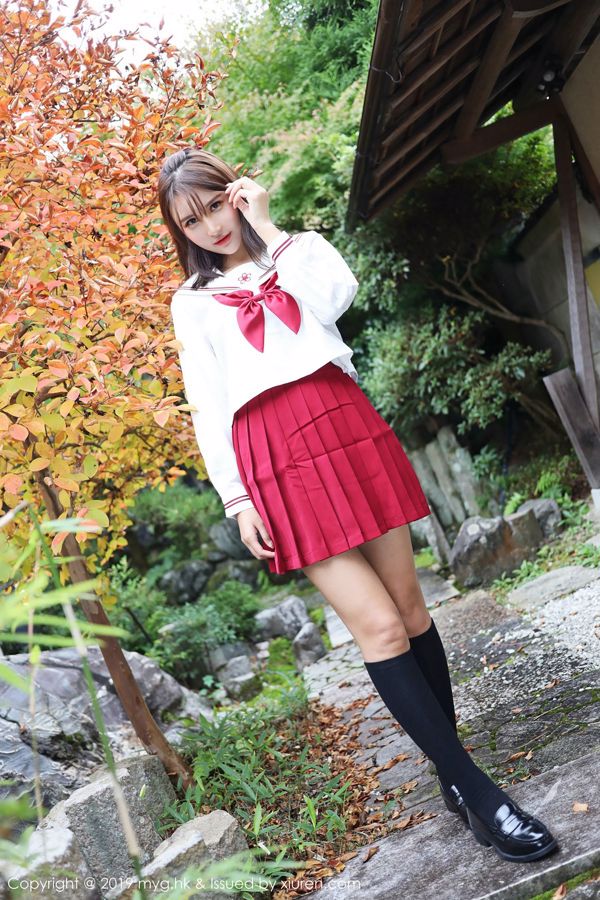 SOLO_Yin Fei "Serie de uniformes para estudiantes para tiro al aire libre" [美 媛 館 MyGirl] Vol.341