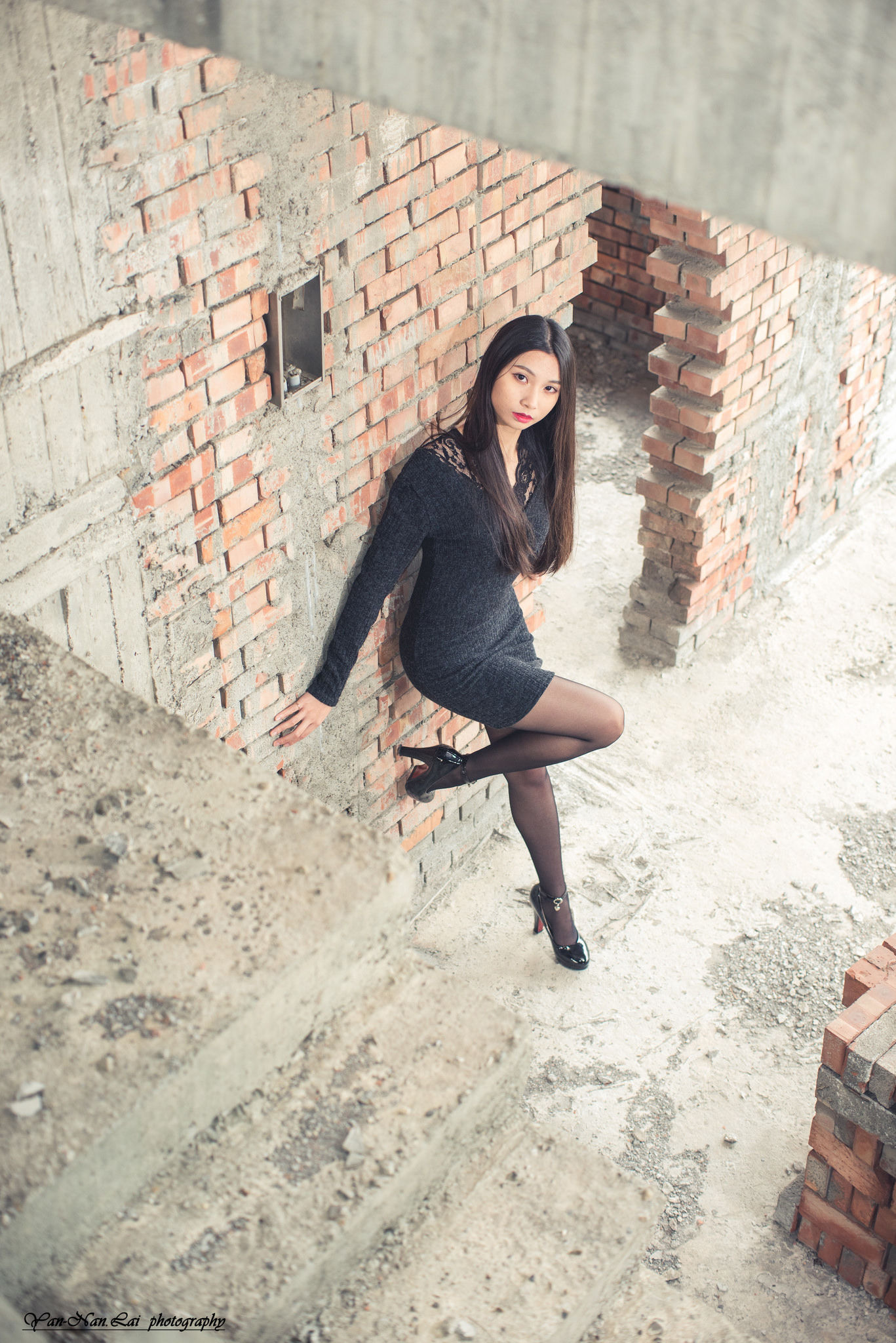 [Taiwanese model] Jenny "Black Silk Outside Shooting" Page 36 No.be42b8